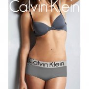 Boxer Calvin Klein Mujer Steel Blateado Gris