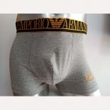 Boxer Armani Hombre Dolado Gris