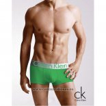 Boxer Calvin Klein Hombre Steel Blateado Verde