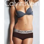 Boxer Calvin Klein Mujer Steel Blateado Marron