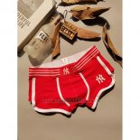 Boxer NY Hombre Blanco Rojo Blanco