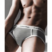 Slips Calvin Klein Hombre 365 Blanco Gris