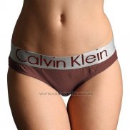 Slip Calvin Klein Mujer Steel Blateado Marron