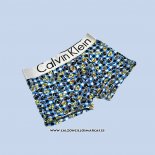 Boxer Calvin Klein Hombre 365 Prints Colors Azul2