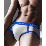 Slips Calvin Klein Hombre 365 Azul Blanco