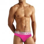 Slip Calvin Klein Hombre Steel Blateado Rosa