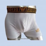 Boxer Armani Hombre Dolado Blanco