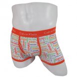 Boxer Calvin Klein Hombre 365 Prints Colors Naranja02